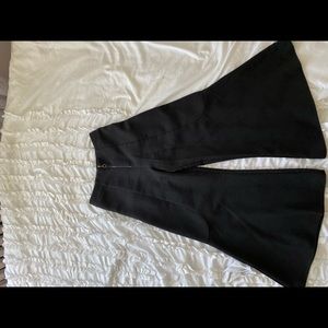 Wide leg black pants